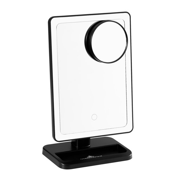 Ebern Designs Niroy Touch Infinity XL LED Makeup Mirror with Bluetooth